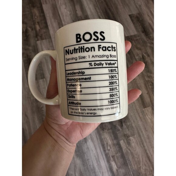 Boss Mug Perfect Office Gift | Coworker Mug | Mom Mug | Dad Mug| Boss nutrition - Picture 5 of 6